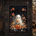 thumbnail image 4 of CSZPPQAF Halloween Garden Flags 12x18 Double Sided-Ghost,165 GSM Polyester Fall Yard Decoration Flags, Fade Resistant, 4 of 6