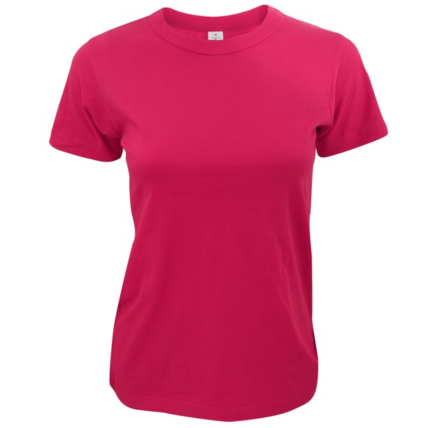 B&C Exact 190- Camiseta para mujer de manga corta (Rosa Sorbete)