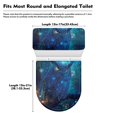 thumbnail image 7 of HELLHERO Owl Pattern Stylish Gifts Polyester Fabric Bathroom Seat Covers, Adjustable, Stretch 17x21 Inches Soft, Easy to Clean, 7 of 7