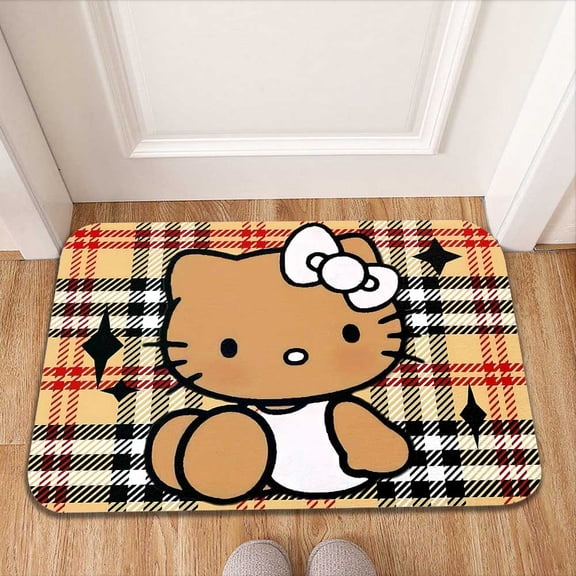 Cute Hello Kitty Floor Mats Front Door Mat Decoration Rug Living Room Rugs