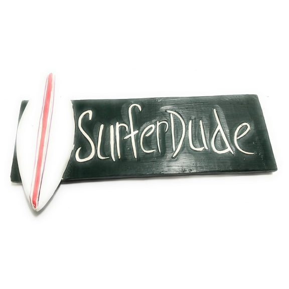 Surfer Dude Sign 14" - Surfing Decor | #dpt519935