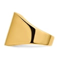 thumbnail image 3 of 14k Yellow Gold Polished Mens Signet Ring Size 10 Ring for Men - 10.0 Grams, 3 of 6