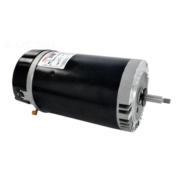 The Pool Supply Shop 2 HP Black and Silver North Star Threaded Shaft Pool Pump Motor, 1.35 SF