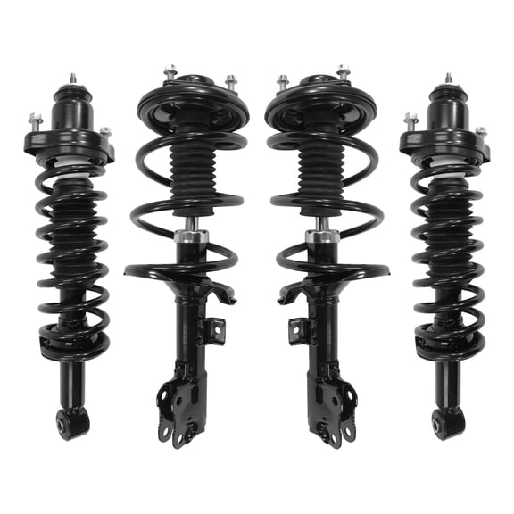 Unity Automotive 4-13041-16020-001 4 Wheel Complete Strut Kit Fits 2008-2017 Mitsubishi Lancer