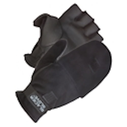 Glacier Glove Alaska River X-Large Flip Mitt Glove, Black by Glacier Glove