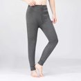 thumbnail image 3 of Guardurnaity Hombre Leggings térmicos Terciopelo Cómodo Otoño Invierno Cálido Oficina Escuela Dormir Ropa interior Pantalones para hombre Ropa interior Gris oscuro L Guardurnaity AP013774-02, 3 of 6