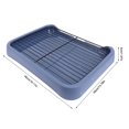 thumbnail image 4 of Dog Potty Tray, Easy Cleanup Sturdy Construction Removable Indoor Dog Training Toilet with Mesh Grille Cleanliness Suitable for Small and Medium Dogs, 4 of 9