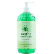 Clean + Easy Aloe Vera Gel for After Wax Care, Soothes Skin, Non-Greasy Post Waxing Treatment, 16 oz