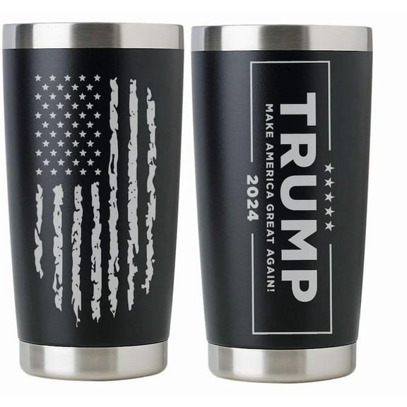 Trump President 2024 Tumbler Laser Engraved 20oz Insulated Tumbler Commemorative Tumbler Election Gift Old