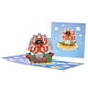 thumbnail image 1 of Tarjeta emergente 3D con forma de rueda de pulpo y sobre para San Valentín., 1 of 5