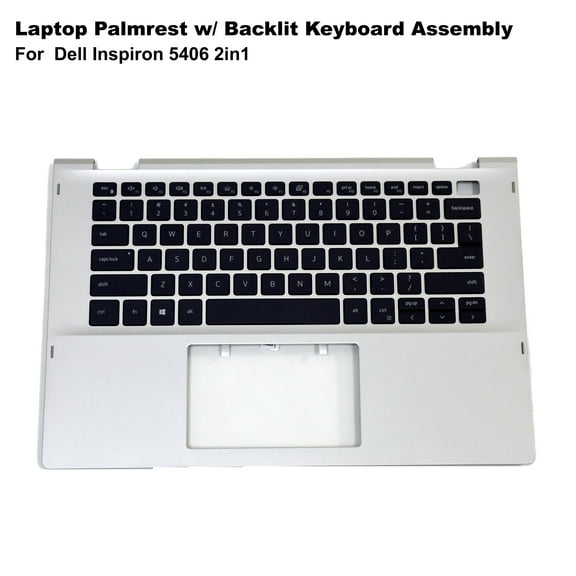 Dell Inspiron 5406 2‑in‑1 Palmrest w/ Backlit US Keyboard – VJ41D