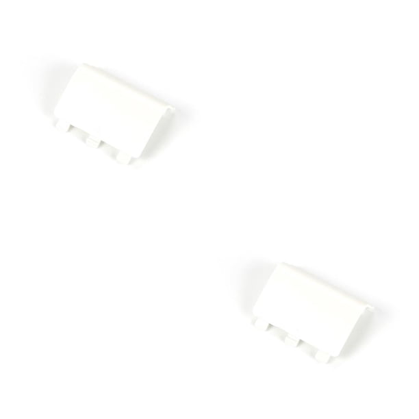 Sidaley Cubierta de de control inalámbrico profesional Baterías a prueba de polvo Contenedor Shell Tapa de plástico Reemplazo de Blanco 2piezas
