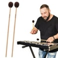 thumbnail image 4 of Xylophone Mallets, Exquisite Nylon Inner Core Marimba Stick Mallets, For Player Musician, 4 of 8