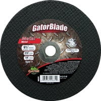 Ali Industries 9631 Gator Blade Type 1 Metal Cut-Off Wheel, 6.5 x 0.12 x 0.62 in.
