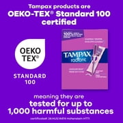 Tampax Radiant Tampons with LeakGuard Braid, Light Absorbency, 28 Count