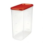 1 Pc, Rubbermaid 21 Cups Clear/Red Food Storage Container 1 Pk