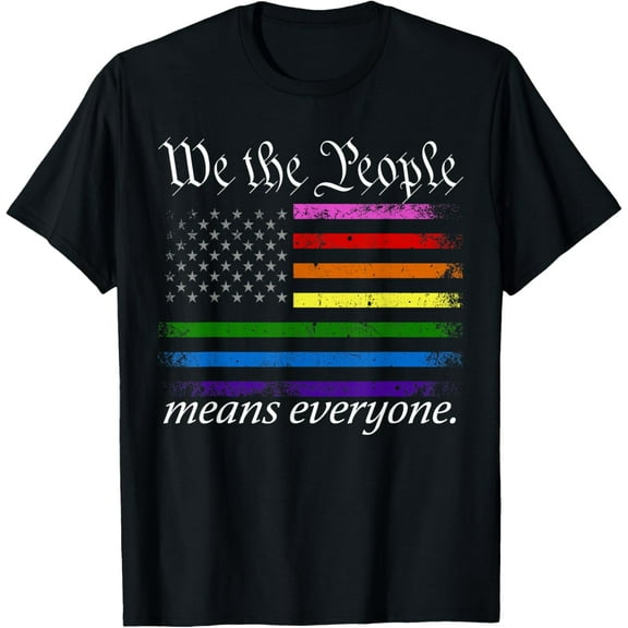 We The People Means Everyone Usa Lgbt Equality T-Shirt