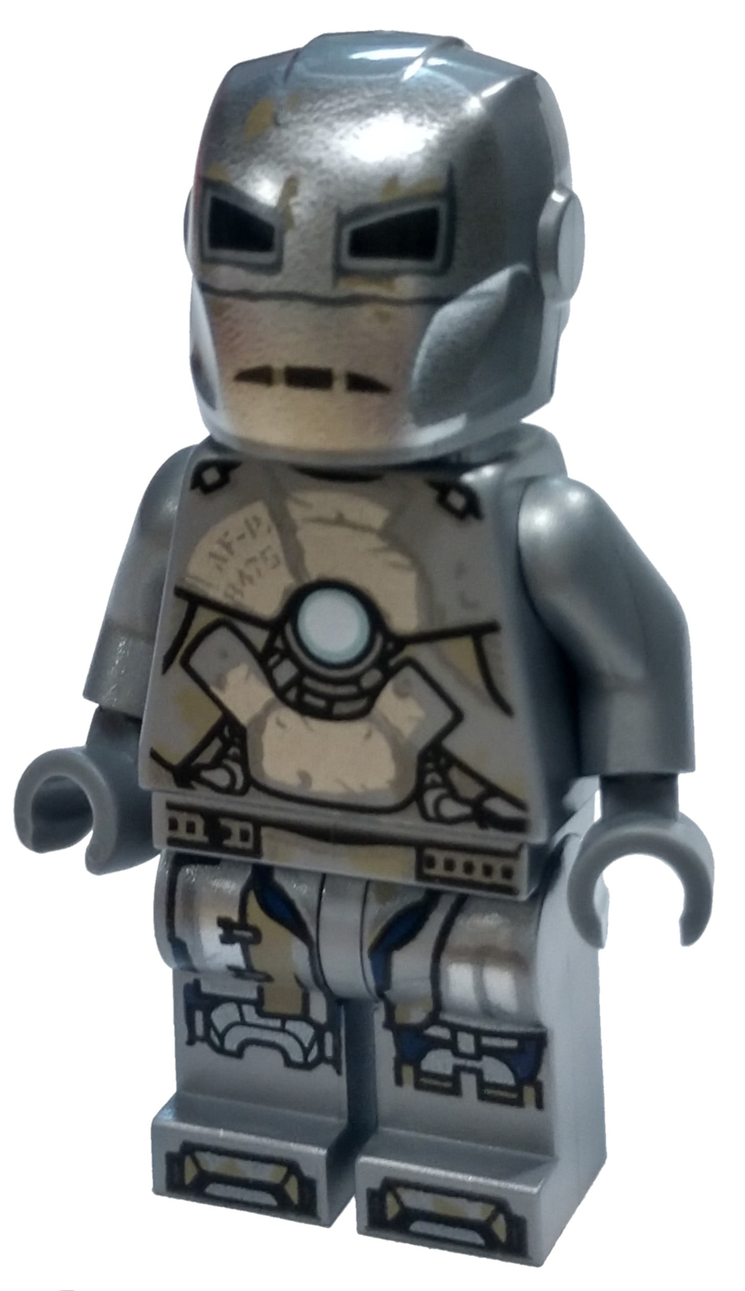 LEGO Marvel Avengers Endgame Iron Man Mark 20 Armor Minifigure [Trans Clear  Head] [No Packaging]