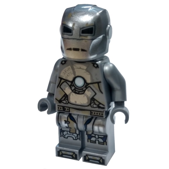 LEGO Marvel Avengers Endgame Iron Man Mark 1 Armor Minifigure [Trans-Clear Head] [No Packaging]