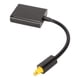 thumbnail image 5 of Divisor de cable óptico 1 entrada 2 salidas Sonido envolvente Cable de sonido de fibra óptica digital para reproductor de DVD y CD Amplificador de computadora Negro, 5 of 12