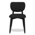 thumbnail image 4 of Bouclair Black Fabric and Wood Dining Chair, 4 of 10