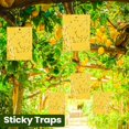 thumbnail image 6 of Lantuu 10-Pack Yellow Sticky Traps, Double-Sided Waterproof Insect Catcher, Non-Toxic Glue Traps for Flying Insects, Fungus Gnats, Fruit Flies, Aphids, Thrips, for Indoor/Outdoor Plants, 6 of 6