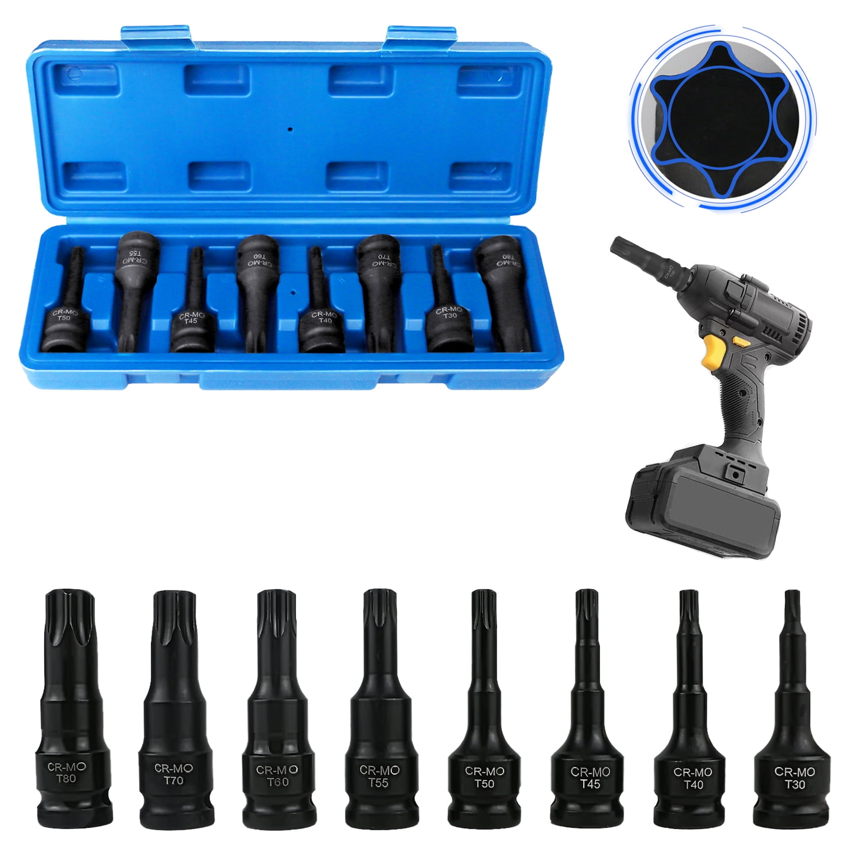 きゃんべる Campbell Hausfeld® Deep Drive Impact Socket Set 11 pc Pack