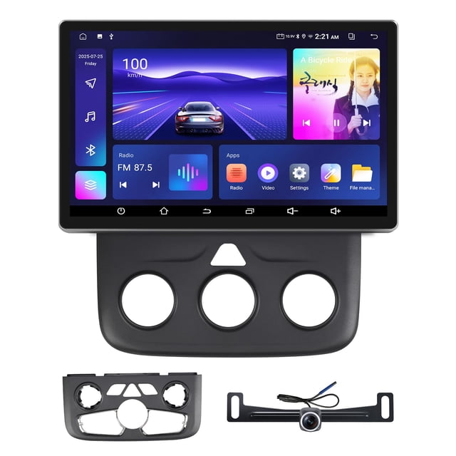 Radio de coche estéreo mejorada de 11.5 pulgadas, 4G+64G con Carplay para Dodge Ram