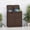 Dark Brown, variant on Uforic 32 Gallon Outdoor Trash Can, Waterproof Resin Garbage Bin with Lid & Drip Tray for Porch Backyard Patio, Black