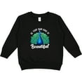 thumbnail image 2 of Inktastic Peacock Toddler Sweatshirt, 2 of 4