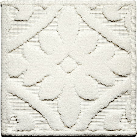 My Texas House Bluebonnets 1' x 1' Swatch Natural Floral Outdoor Rug
