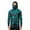 B Dark Green, variant on Uv Protection Shirts for Men Men's Striped Print Hooded Fishing Shirt with Mask Long Sleeve Pullover Lightweight Breathable for Summer Outdoor Watermelon Red L