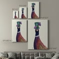 thumbnail image 4 of Pheasant in Blue Hat Premium Gallery Wrapped Canvas - Ready to Hang, 4 of 9
