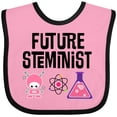 thumbnail image 3 of Inktastic Science Gift Future STEMinist Scientist for Girls Girls Baby Bib, 3 of 4