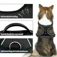 thumbnail image 6 of Dog Harness for Medium Dogs, No Pull Pet Harness with 2 Leash Clips, Adjustable Soft Padded Dog Vest Handle, Reflective No Choke Pet Vest Harness, Black, M, 6 of 7