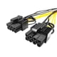 thumbnail image 3 of Convertidor de alta eficiencia 12v 8pin a dual 8pin6p + 2p) cables extensor Feliz Sencillez, 3 of 5