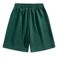 thumbnail image 3 of Diufon Sports Shorts for Mens Elastic Waist Drawstring Lounge Shorts Solid Color Shorts with Pockets, 3 of 3