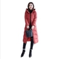 thumbnail image 4 of Chaqueta de algodón de estilo coreano de invierno para mujer, chaqueta de algodón de plumón de longitud media a larga, chaqueta de algodón gruesa y ajustada, 4 of 6