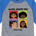 thumbnail image 3 of Disney's Encanto - Magic Awaits You Panels - Toddler And Youth Raglan Graphic T-Shirt, 3 of 6