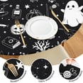 thumbnail image 4 of Vintage Halloween Elements Pattern Round Fitted Tablecloth with Elastic Edge,Dining Table Cover Waterproof,Outdoor Round Tablecloth for Camping,Dining,Indoor and Outdoor, 4 of 7