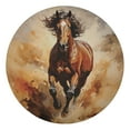 thumbnail image 3 of Lotusprinthandmade Running Horse Spare Tire Cover Without Backup Camera Hole 6 Sizes (31 in.), running horse spare tire cover, fiery horse tire cover, 3 of 7