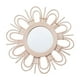 thumbnail image 1 of Espejo de Ratán para Maquillaje, Espejo Colgante de Pared para Baño Interior, Apartamento, 1 of 3