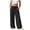 Black, variant on larppty Wide Leg Linen Pants for Women Trendy Drawstring Waist Flowy Lounge Pant Loose Fit Dressy Palazzo Trousers with Pockets(White, XXXL)