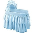 thumbnail image 1 of Baby Doll Bedding Neutral Paradise Bassinet Bedding Set for boy and Girly, Blue, 1 of 1