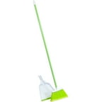 Lysol Upright Poly Broom & Dustpan