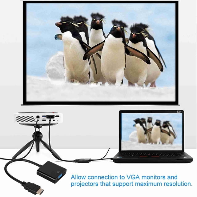 720p 1080p macho, sensor de timbre inalámbrico de vídeo a vga híbrra timbre de puertta convertidor adaptador cable