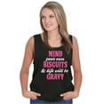 thumbnail image 3 of Biscuits And Gravy Funny Saying Silly Tank Top Tee Shirt Women Brisco Brands S, 3 of 6