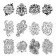 thumbnail image 1 of Cuerpo impermeable tatuaje Datura tatuaje temporal pegatina para hombres mujeres fiesta (3) Likrtyny Libre de BPA, 1 of 9