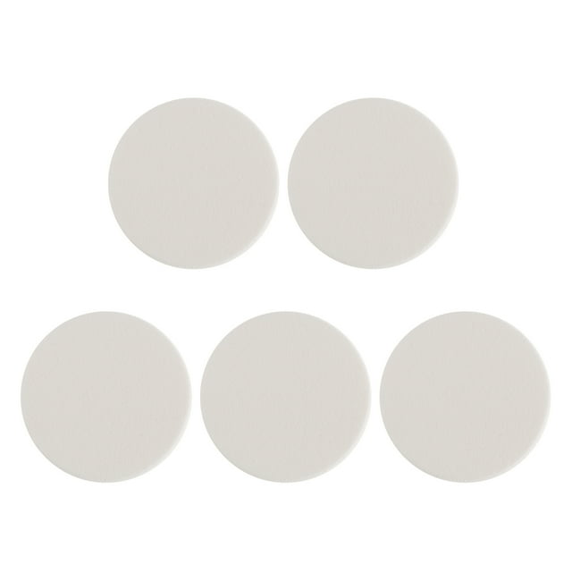Shisuyan 5pcs Soft Round Powder Puff For Makeup Application Cosmetic Foundation Sponge For Women For Home Salon Travel