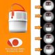 thumbnail image 4 of Lámpara De Camping Solar Led YONGSHENG Blanco, 4 of 5